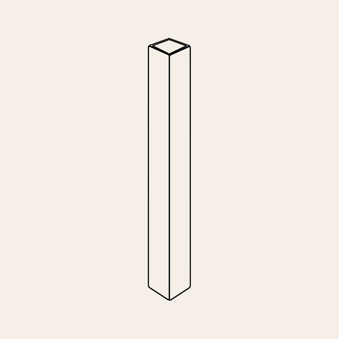 Förlängningsrör - Off-white 20 cm