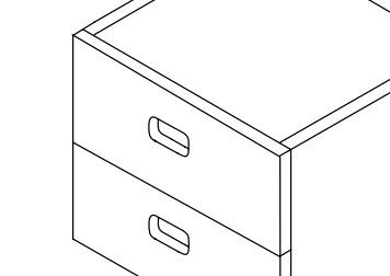 Hurtsfront med hål smal övre - Vit