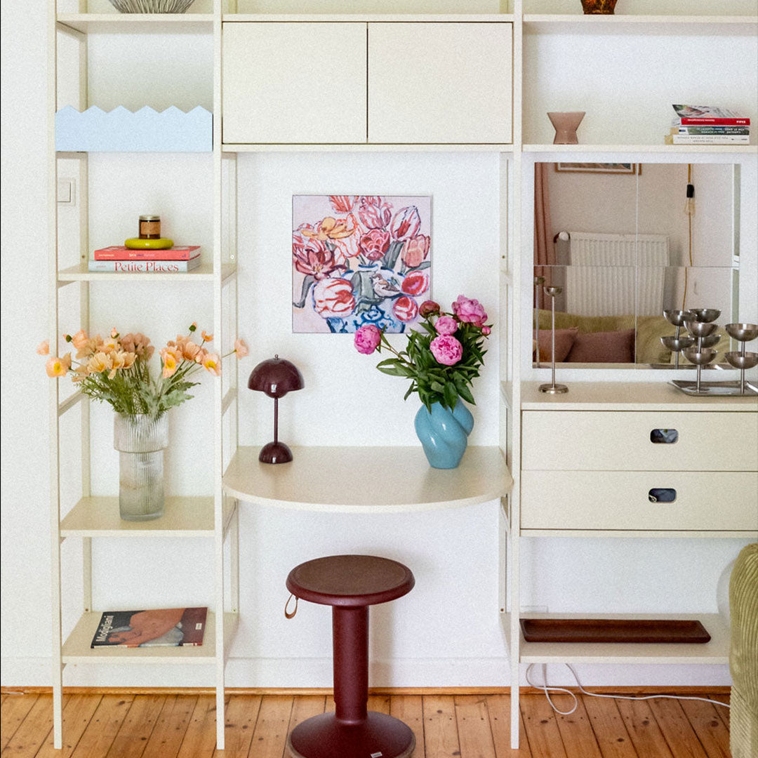 Bureau rond - Off-white