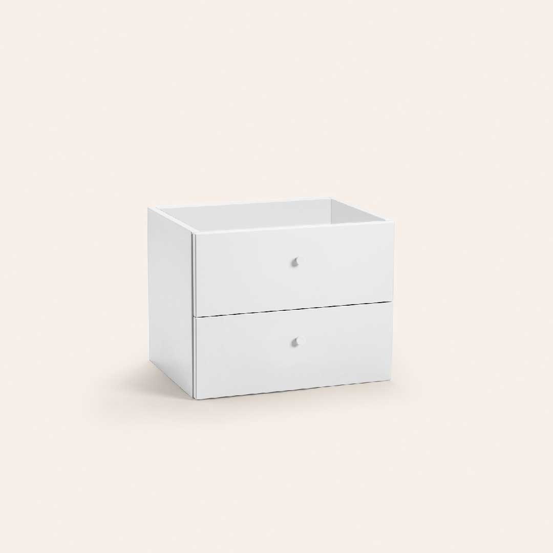 Drawer narrow - White