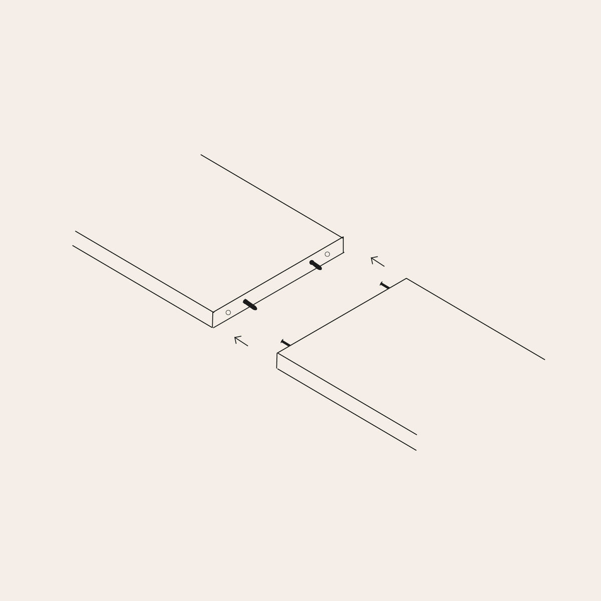 Shelf – Off-white 244 cm