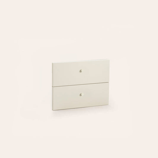 Façade de tiroir étroite avec bouton - Off-white 