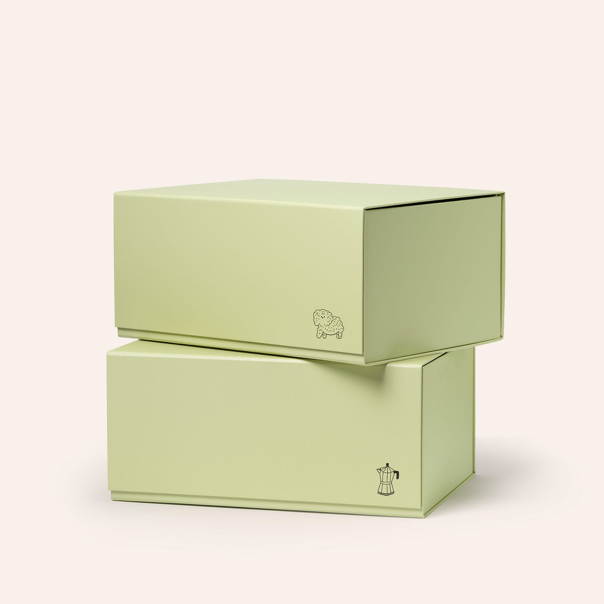 Lot de 2 boîtes de rangement Peg MAJASBOK