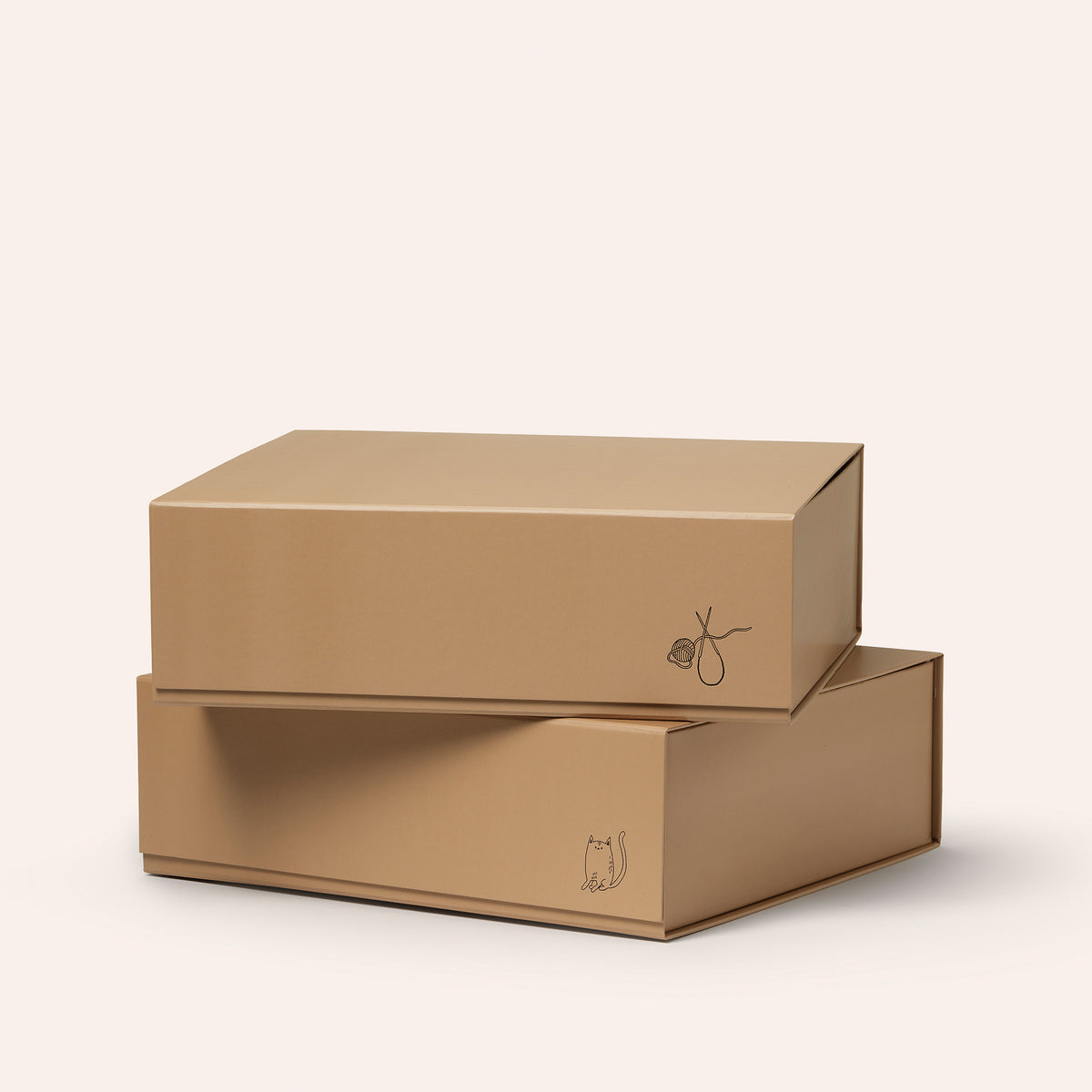 Lot de 2 boîtes de rangement Pon MAJASBOK